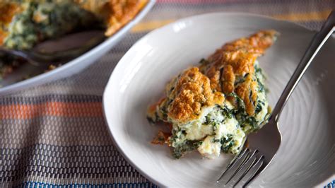 spinach-goat-cheese-souffle-food-network-kitchen image