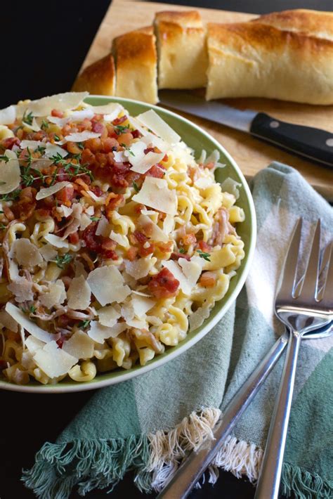 pancetta-goat-cheese-pasta-what-the-forks-for-dinner image