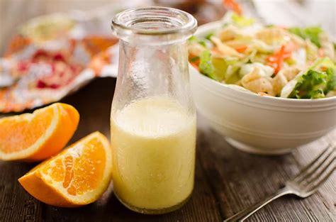 light-orange-ginger-vinaigrette-healthy-salad-dressing image