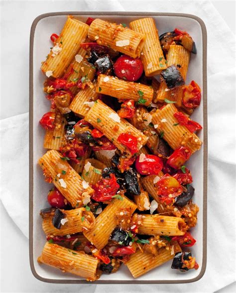 easy-cherry-tomato-eggplant-pasta-last-ingredient image