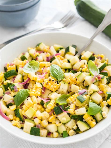 zucchini-salad-with-roasted-corn-easy-summer-side-dish image