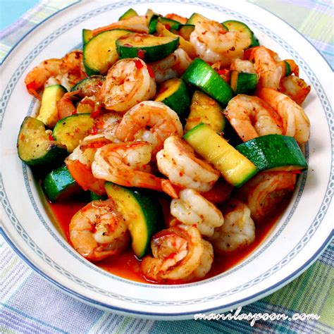 sweet-and-spicy-shrimp-and-zucchini-stir-fry-manila image
