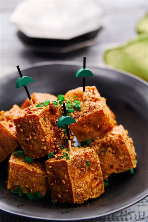 best-crispy-tofu-bites-recipe-tofu-nuggets image