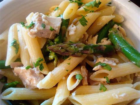 garlic-tuna-pasta-with-asparagus-mels-kitchen-cafe image