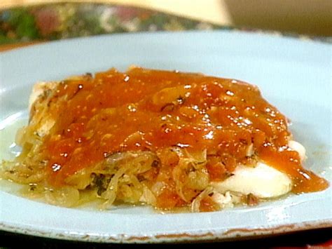 baked-halibut-provencale-recipes-cooking-channel image