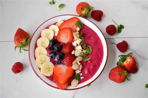red-letter-smoothie-bowl-with-berries-and-almonds image