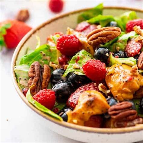 berry-chicken-salad-with-poppy-seed-dressing-the image