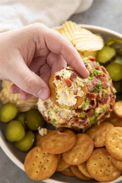 dill-pickle-bacon-cheese-ball-the-salty-marshmallow image