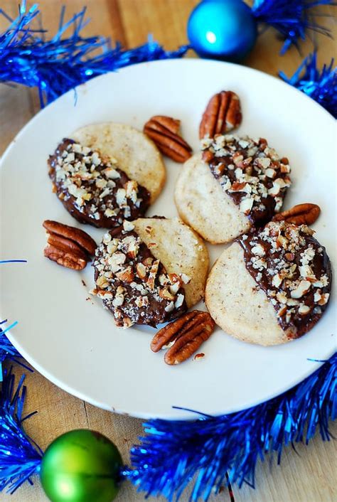 chocolate-dipped-pecan-shortbread-cookies-julias-album image