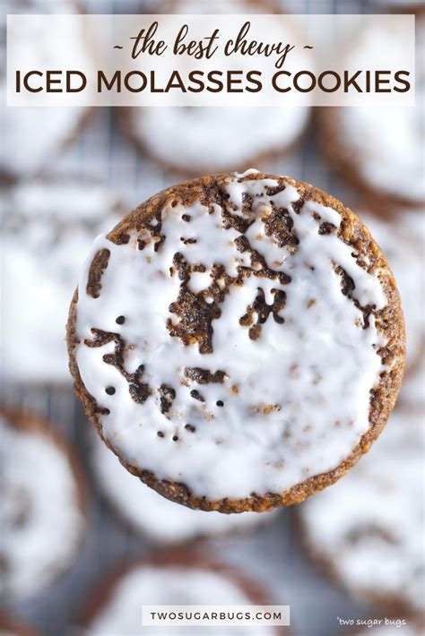 iced-molasses-cookies-two-sugar-bugs image