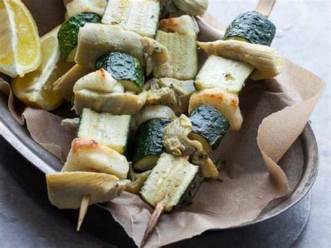 greek-inspired-zucchini-halloumi-and-artichoke image