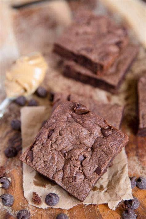 chocolate-peanut-butter-cake-mix-brownies image