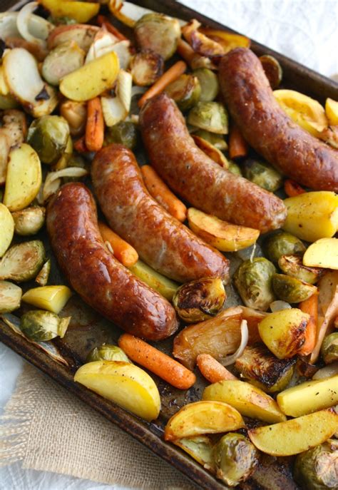 oktoberfest-sheet-pan-brats-with-roasted-vegetables image