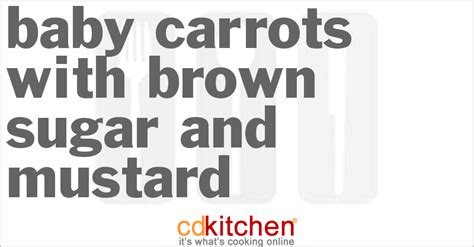 baby-carrots-with-brown-sugar-and-mustard image