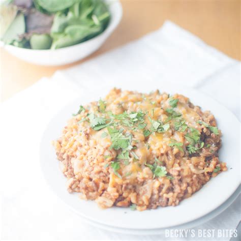 cheesy-ground-beef-rice-skillet-recipe-beckys-best image