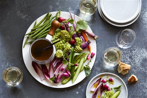 bagna-cauda-with-farmers-market-vegetables-wine image