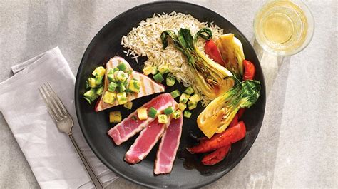 tuna-steak-with-pineapple-cucumber-salsa-grilled image