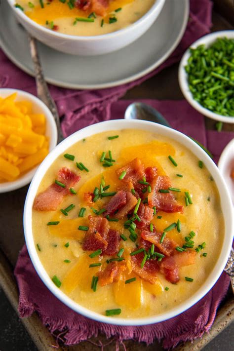 the-best-loaded-potato-soup-easy-dinner-ideas image