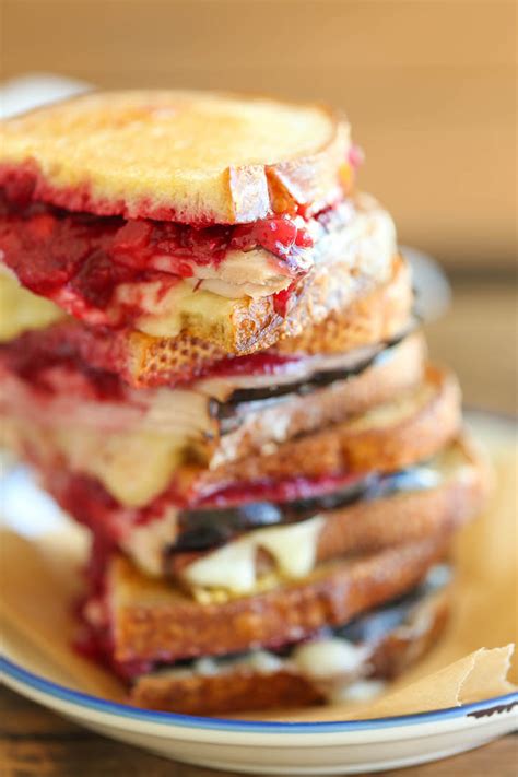 turkey-cranberry-grilled-cheese-damn-delicious image