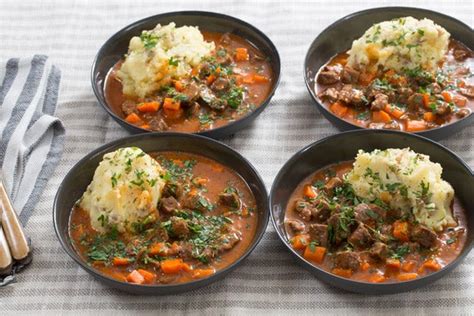 beef-stew-cheesy-mashed-potatoes-with-carrots image