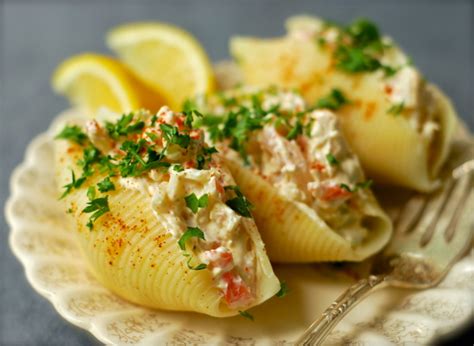 seafood-salad-stuffed-pasta-shells-chindeep image
