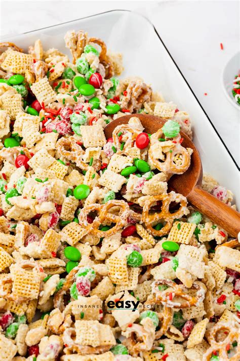 white-chocolate-chex-mix-insanely-easy image