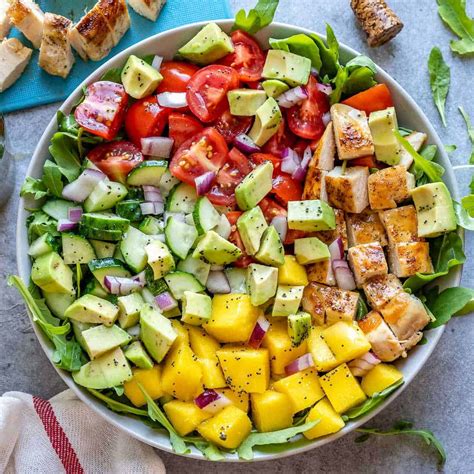 healthy-grilled-chicken-mango-salad image