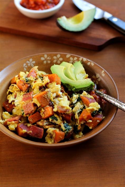 sweet-potato-bacon-and-spinach-scramble-the image