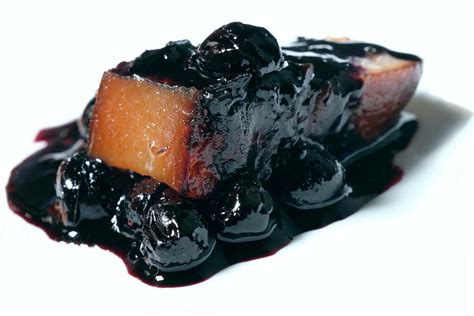 pork-belly-sous-vide-with-a-blueberry-reduction image