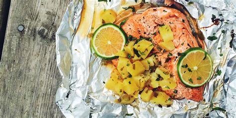 foil-pack-salmon-with-pineapple-salsa-delish image