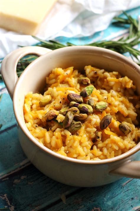 butternut-squash-and-rosemary-risotto-with-pistachios image