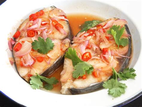 thai-style-sweet-and-sour-steamed-fish image