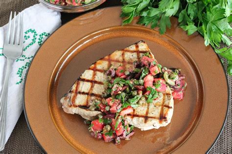 low-fodmap-grilled-swordfish-with-tomato-olive-salsa image