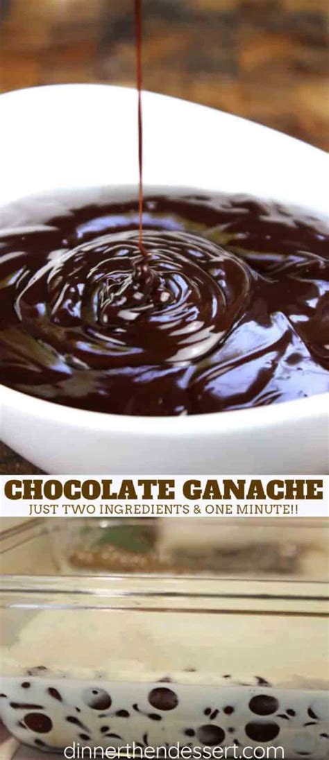 easy-chocolate-ganache-just-2-ingredients-dinner image