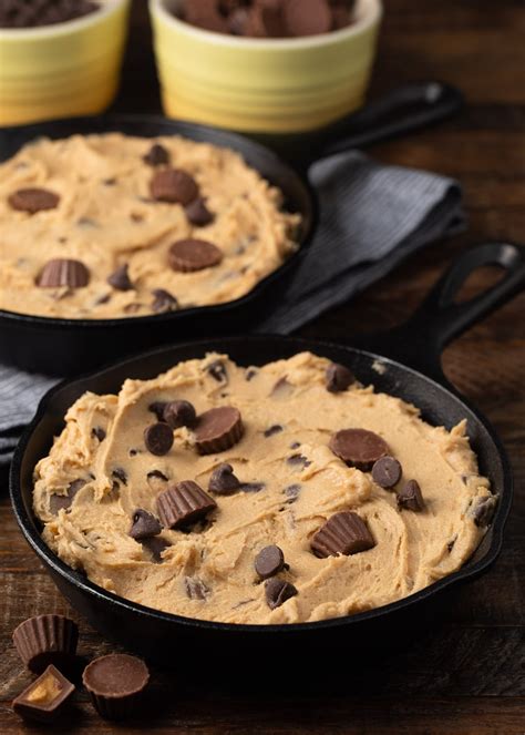 peanut-butter-skillet-cookie-with-peanut-butter-cups image