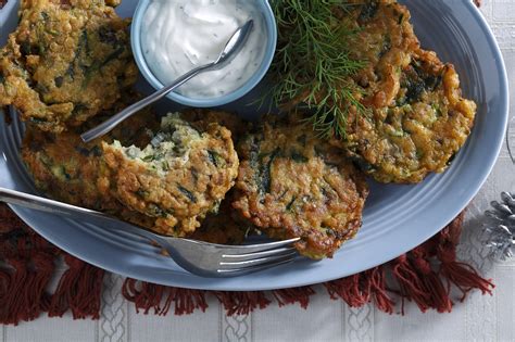 zucchini-lentil-fritters-with-dill-sour-cream-lentilsorg image