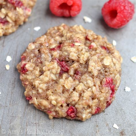 healthy-raspberry-oatmeal-cookies-recipe-video image
