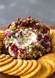 cranberry-pecan-cheese-ball-gimme-delicious image