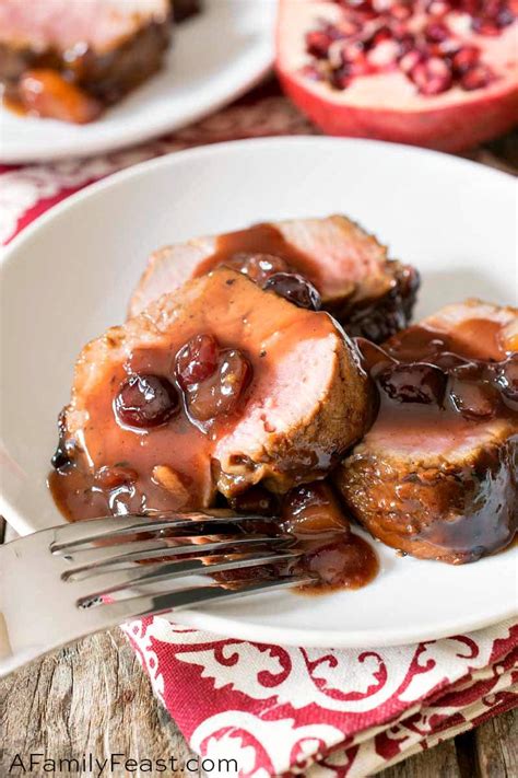 pork-tenderloin-with-pomegranate-pan-sauce-a-family image