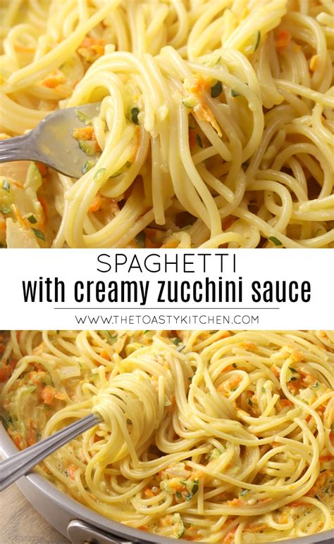 spaghetti-with-creamy-zucchini-sauce-the-toasty-kitchen image