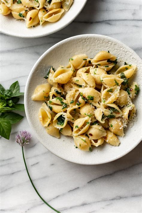 garlic-herb-butter-pasta-salt-lavender image