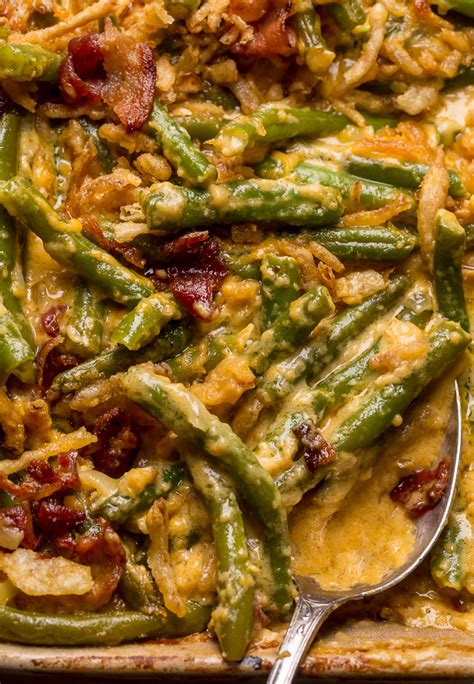cheesy-bacon-green-bean-casserole-baker-by-nature image