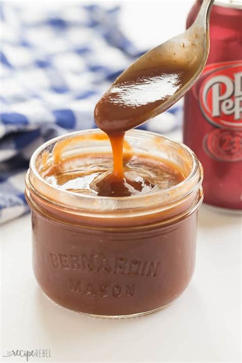 easy-homemade-dr-pepper-bbq-sauce-the-recipe-rebel image