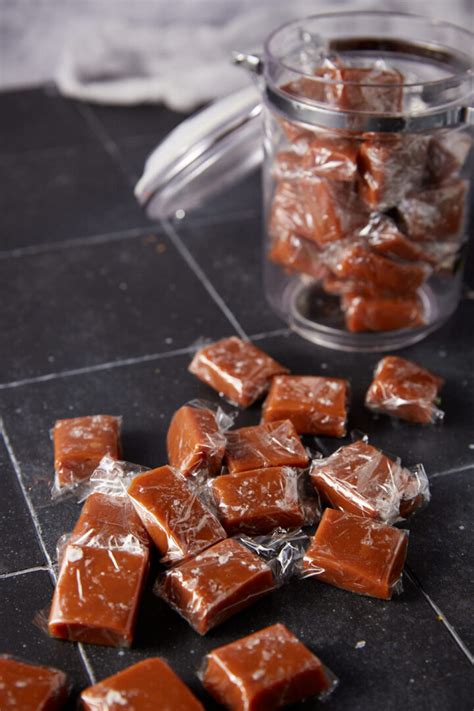 homemade-caramels-salted-caramel-candies-butter image