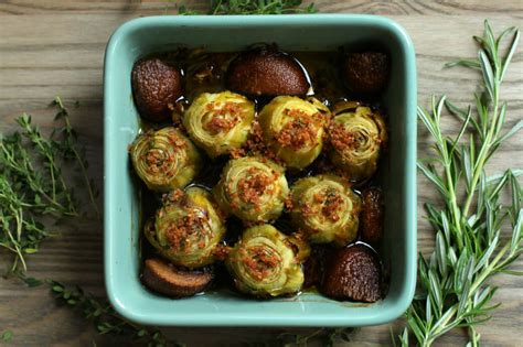 olive-oil-roasted-baby-artichokes-dish-n-the-kitchen image