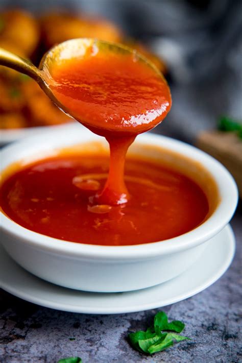 easy-sweet-and-sour-sauce-recipe-nickys-kitchen-sanctuary image