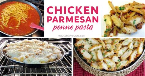 quick-chicken-parmesan-penne-pasta image
