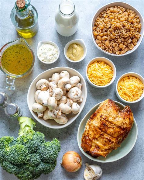 broccoli-chicken-pasta-casserole-healthy-fitness-meals image