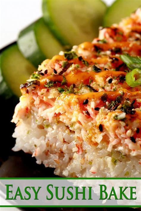 easy-sushi-bake-recipe-sushi-casserole-celebration image