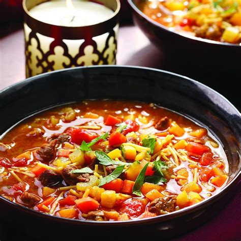 moroccan-vegetable-soup-chorba-recipe-eatingwell image